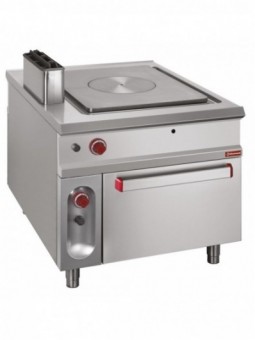 Solid top stove on gas oven GN 2/1- PASS-THROUGH