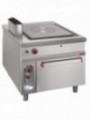 Solid top stove on gas oven GN 2/1- PASS-THROUGH