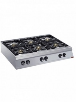 Gas cooker 6 burners -TOP- "POWERFUL"