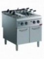 Gas pasta cooker, 2 basins GN 1/1, on cupboard (without baskets)