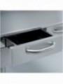 Gas grill, grill in cast iron, on pedestal