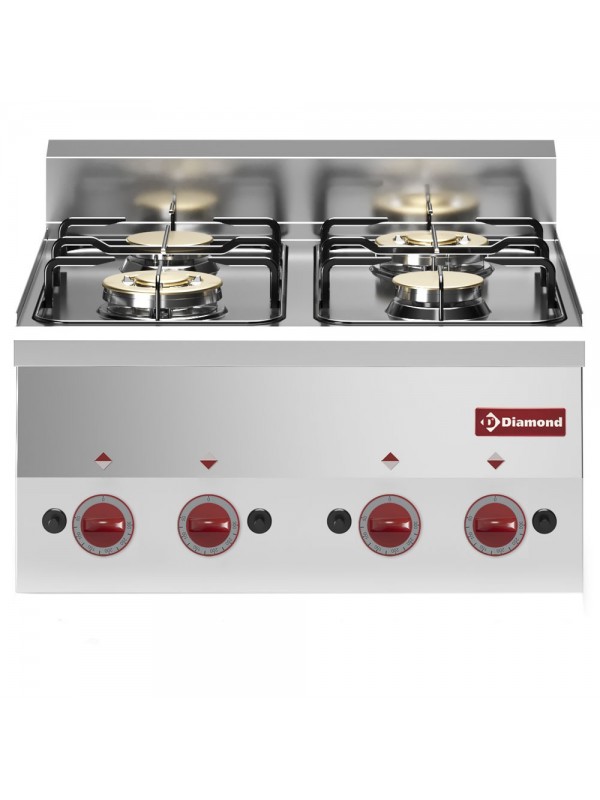 Gas cooker 4 burners -Top-
