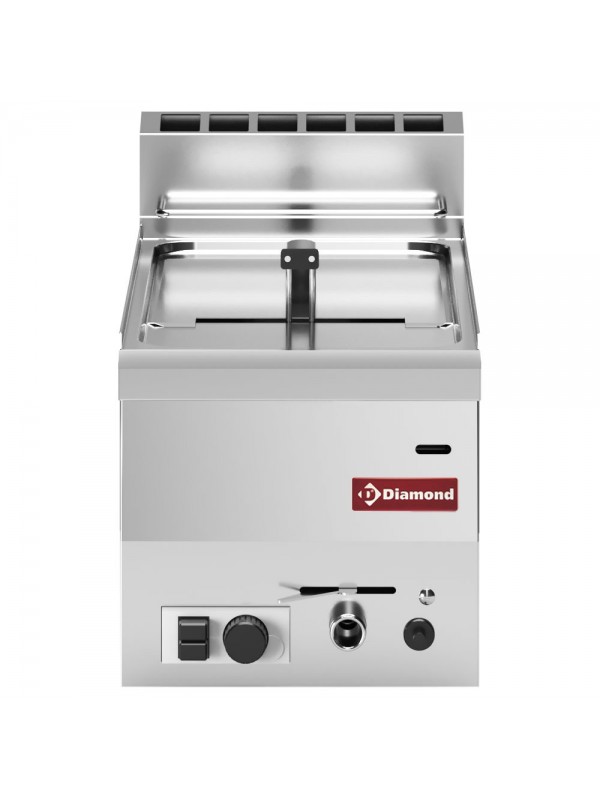 Gas fryer, 1 basin 8 liters -Top-