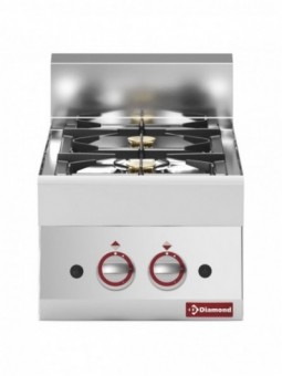 Gas cooker 2 burners -Top-