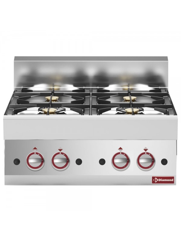 Gas cooker 4 burners -Top-