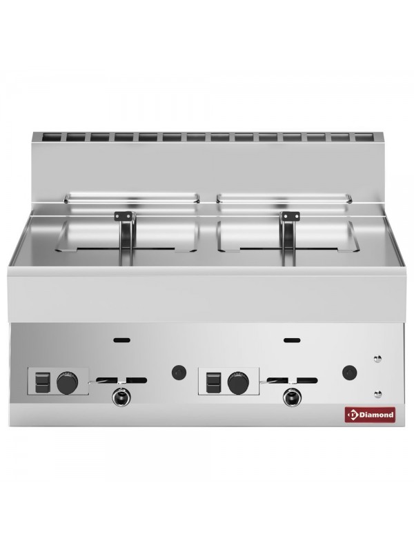 Friteuse gaz 2 cuves 8 litres -Top-