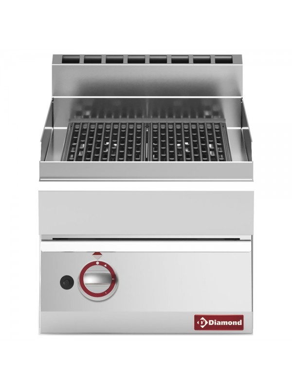 Grill-vapeur gaz, avec grille de cuisson en fonte -Top-