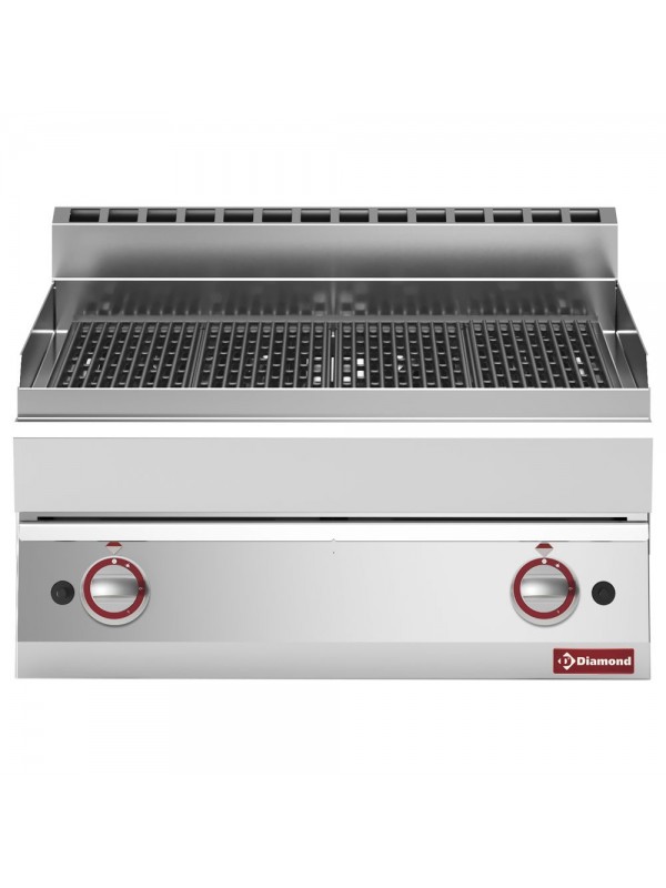 Grill-vapeur gaz, avec grille de cuisson en fonte -Top-