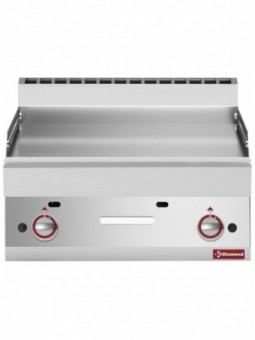 Bakplaat op gas met vlakke plaat -Top-