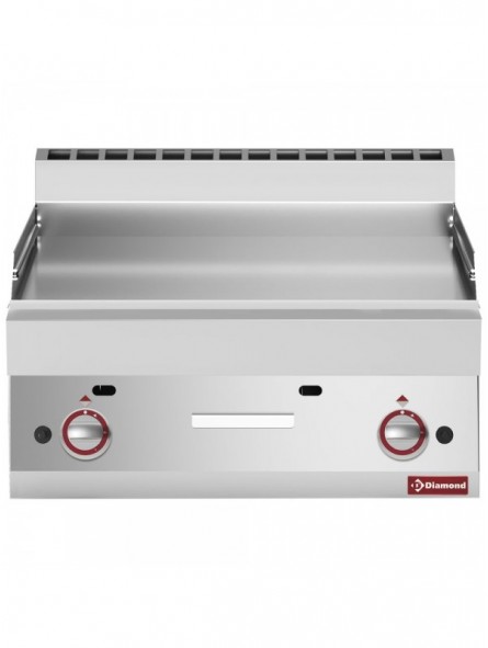 Bakplaat op gas met vlakke plaat -Top-