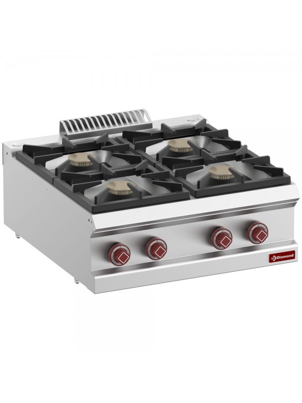 Gas range 4 burners -Top-