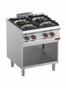 Range consist of : 4 burners & open base