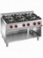 Range consist of : 6 burners & open base