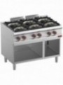 Range consist of : 6 burners & open base