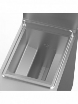 Gas fryer 1 tank "Y" 14 lit. on cupboard