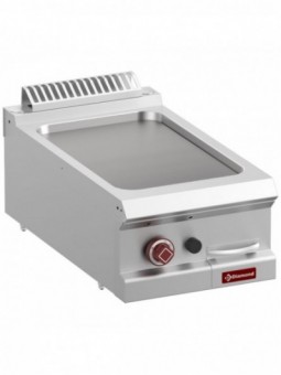 Gas fry top smooth, module 1/2  -Top-