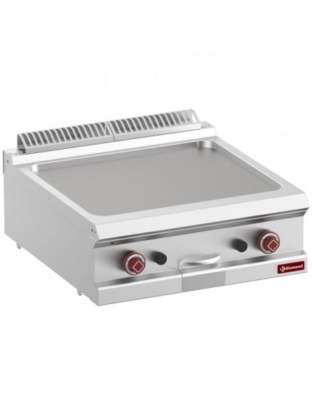 Gas fry top smooth, module 1/1  -Top-