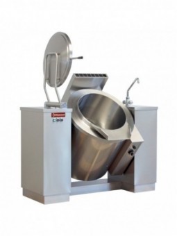 Gas Tilting Boiling pan, 200 liters, indirect heating