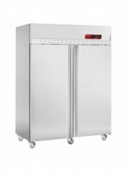 Ventilated refrigerator 1400 liters 2 doors GN 2/1, on wheels