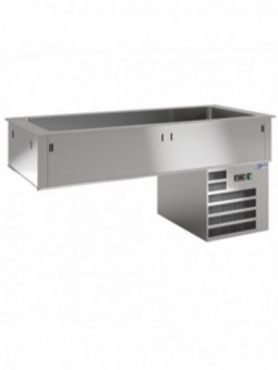 Refrigerated basin element 2 GN 1/1