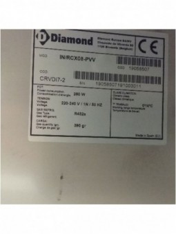 Refrigerated basin element, ventilated, 2x GN 1/1