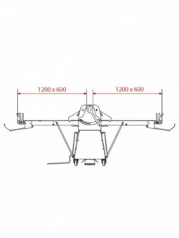 Sheeter on socle, 600x1200 mm
