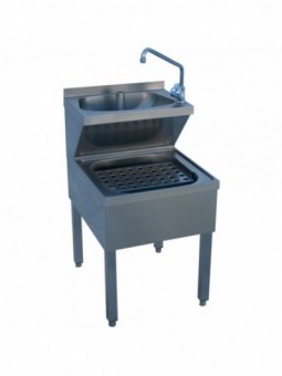 Lave-mains combiné sur piètement