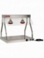 Heating bridge and top, infrared lights (2x 250 W)