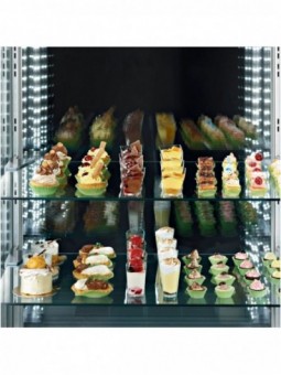 Vitrine "FULL glazed", 6 levels, static