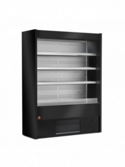 Gekoeld wandmeubel - ZWART+Nachtgordijn +Frame op 6 wielen