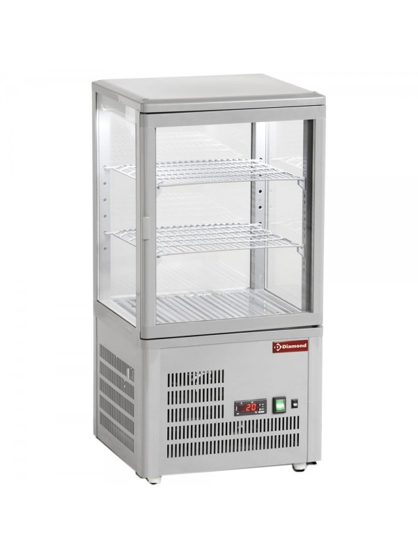 Ventilated display table model, 4 glazed sides, 3 "Grey" levels