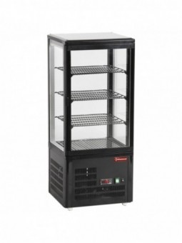 Ventilated display table model, 4 glazed sides, 4 "Black" levels