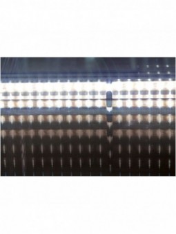 Refrigerated display counter curved glass, ventilated, with reserve - BLACK