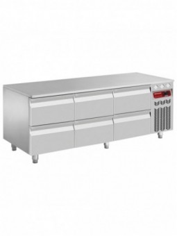 Gekoeld onderstel, 6x1/2  laden GN1/1-h 100 mm