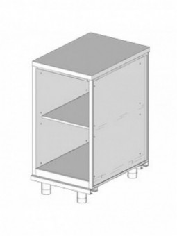 Neutral rear cabinet