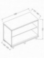 Neutral rear cabinet