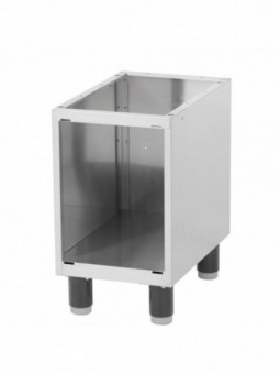 Piece of furniture "support" in stainless 330 mm (without doors)