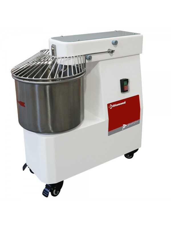 Spiral kneader 10 Liters, on wheels