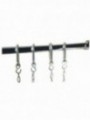 Kit butchery stainless steel bar and 4 hooks (complementary)