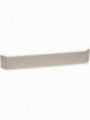 Frontal plinth in stainless steel external angle