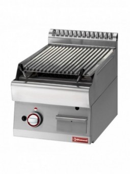 Lavastone grill - 1/2 module, cooking grill in cast iron "double face"