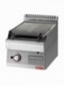Lavastone grill - 1/2 module, cooking grill in cast iron "double face"