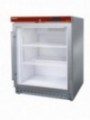 Koelkast geventileerd, glazen deur, 150 liter. R.V.S
