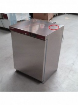 Ventilated refrigerator, 150 liters. stainless steel
