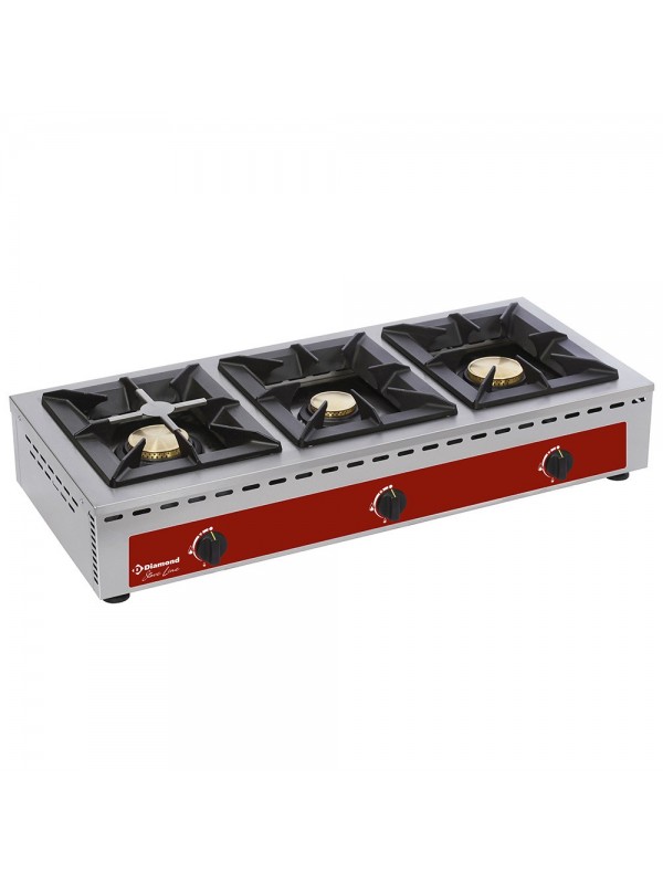 Table range - 3 branders (7+5+7 kW)