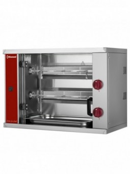 Gas chicken roaster, 2 spits (6 chickens) SMALL