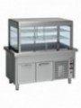 Display and top refrigerated on refrigerated cupboard 4x GN 1/1