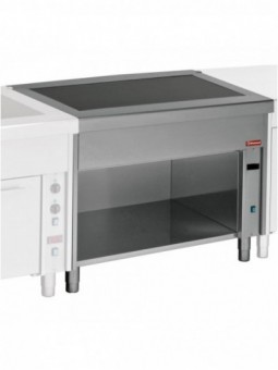 Vitro-ceramic element on cupboard 3x GN 1/1