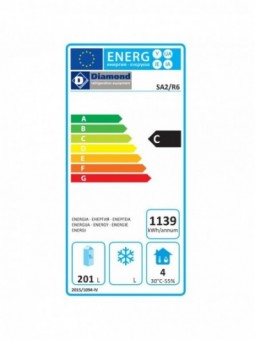 Koeltafel 2 deuren GN 1/1, 240 Lit