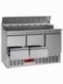 Refrigerating table composed of :